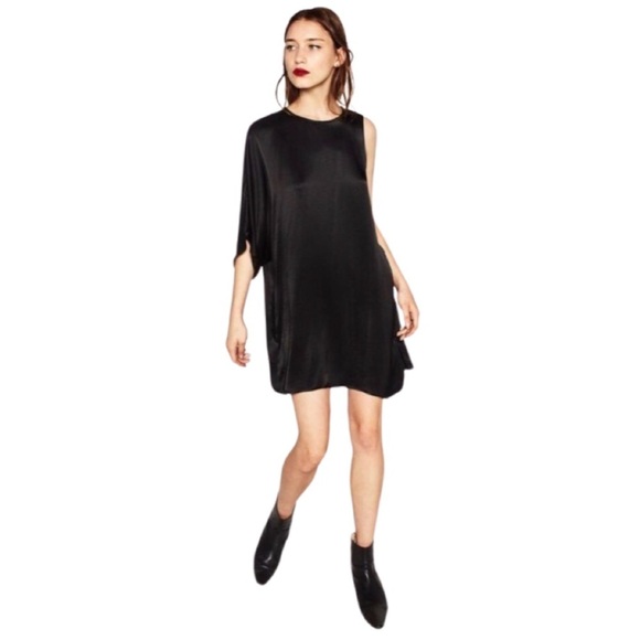 NWT ZARA The Asymmetric Dress - Picture 1 of 6
